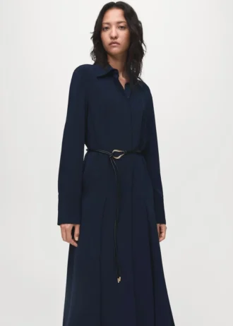 Gürtel-Hemdkleid
