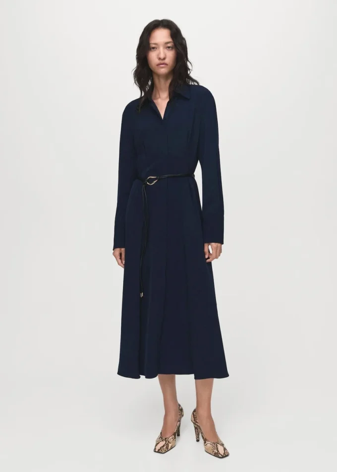 Gürtel-Hemdkleid Gürtel-Hemdkleid