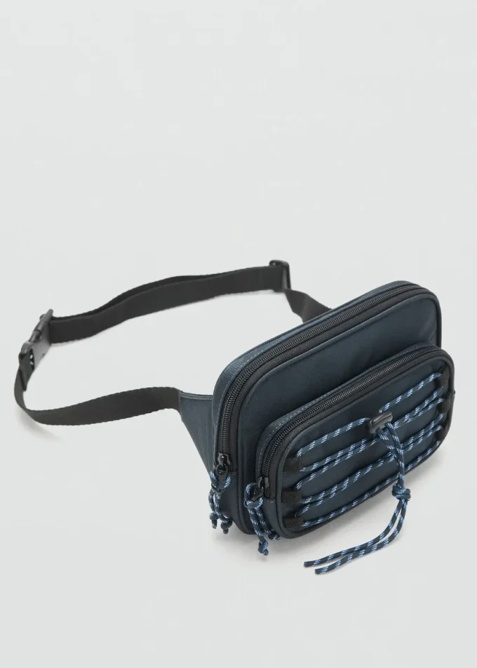 Gürteltasche mit Kordeln