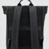 Gummierter Rucksack mit Klappenverschluss