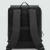 Gummierter Rucksack mit Klappenverschluss