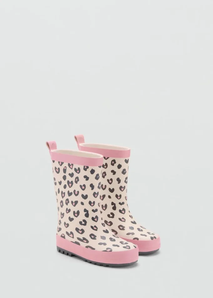 Gummistiefel mit Leopardenmuster Gummistiefel mit Leopardenmuster