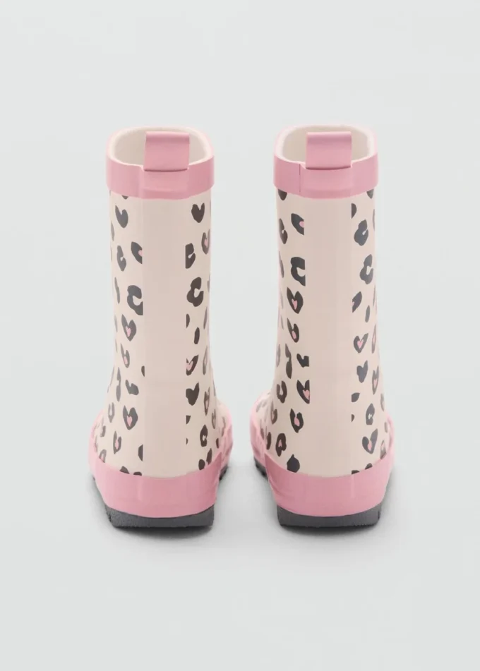 Gummistiefel mit Leopardenmuster Gummistiefel mit Leopardenmuster