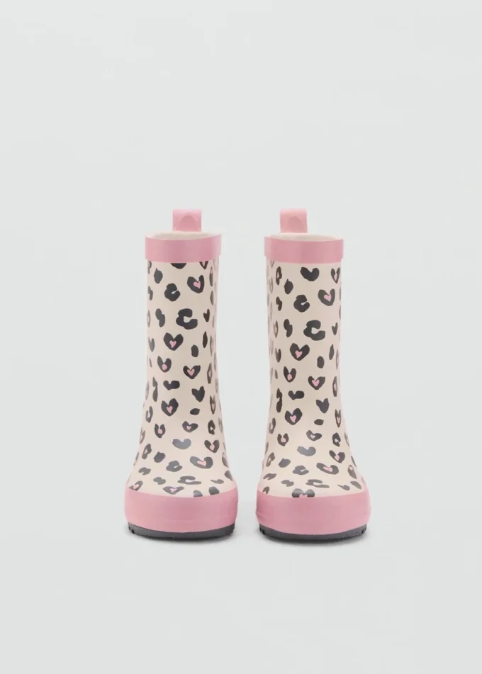 Gummistiefel mit Leopardenmuster Gummistiefel mit Leopardenmuster