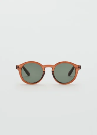 Halbtransparente Sonnenbrille
