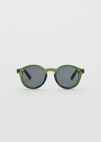 Halbtransparente Sonnenbrille