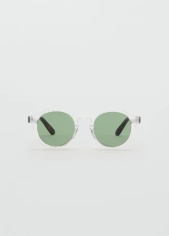 Halbtransparente Sonnenbrille