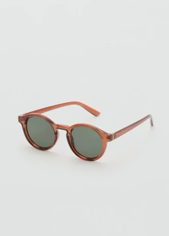 Halbtransparente Sonnenbrille