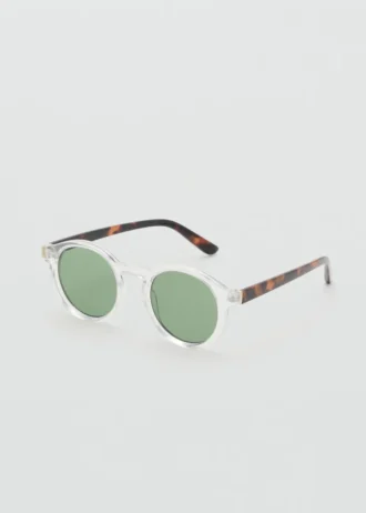 Halbtransparente Sonnenbrille