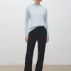 Halbtransparenter Alpaka-Pullover