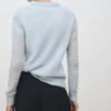 Halbtransparenter Alpaka-Pullover
