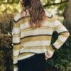 Halbtransparenter Alpaka-Pullover