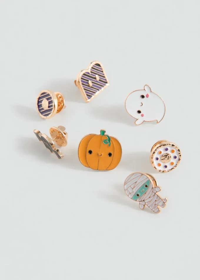 Halloween-Ansteckpin-Set