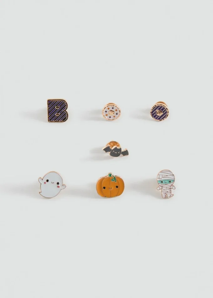 Halloween-Ansteckpin-Set