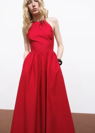 Halterkleid mit gekreuztem Rücken