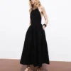 Halterkleid mit gekreuztem Rücken