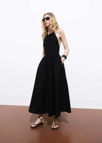 Halterkleid mit gekreuztem Rücken