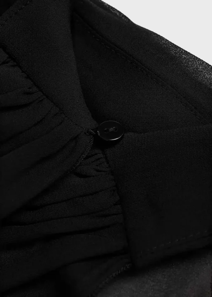 Halterneck-Jumpsuit mit Schal