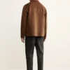 Handgefertigte Wolljacke mit Reißverschluss Handgefertigte Wolljacke mit Reißverschluss