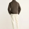 Handgefertigte Wolljacke mit Taschen Handgefertigte Wolljacke mit Taschen