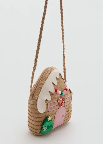 Handtasche mit Weihnachtsmotiv