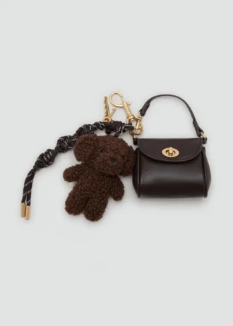 Handtaschen-Schlüsselanhänger mit mehreren Anhängern