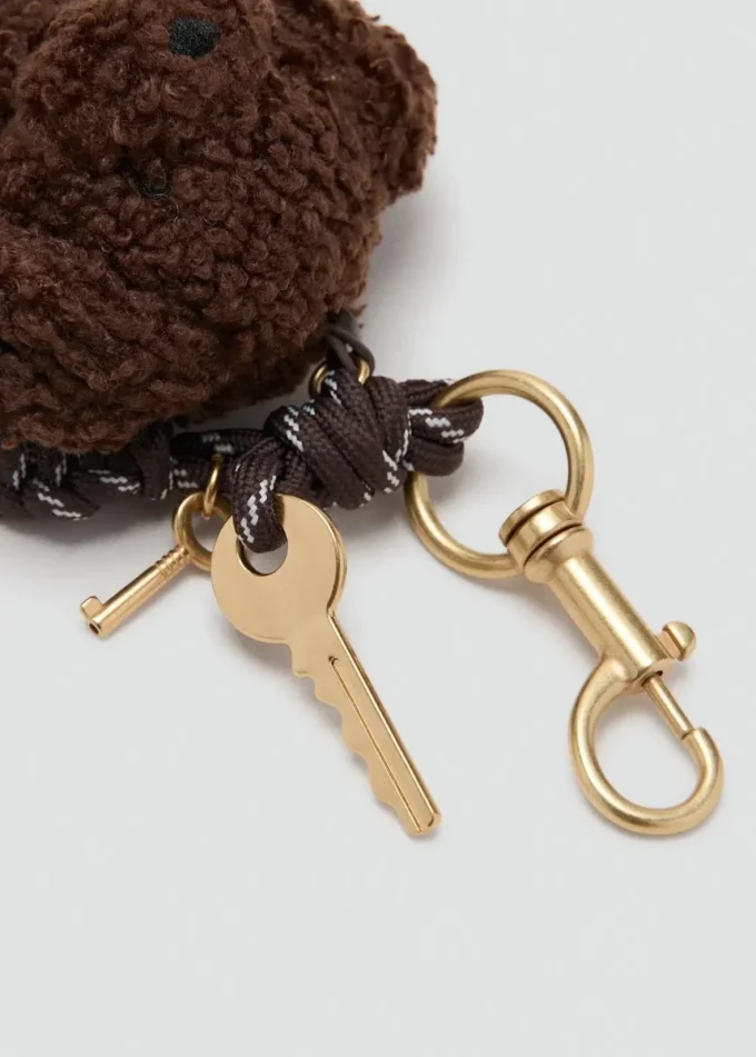 Handtaschen-Schlüsselanhänger mit mehreren Anhängern