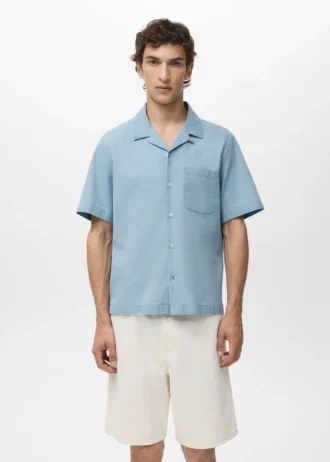 Hemd aus 100 % Baumwoll-Denim Hemd aus 100 % Baumwoll-Denim