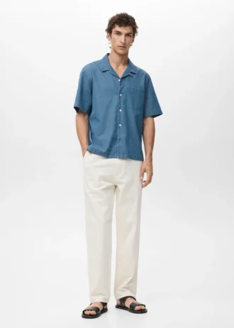 Hemd aus 100 % Baumwoll-Denim Hemd aus 100 % Baumwoll-Denim