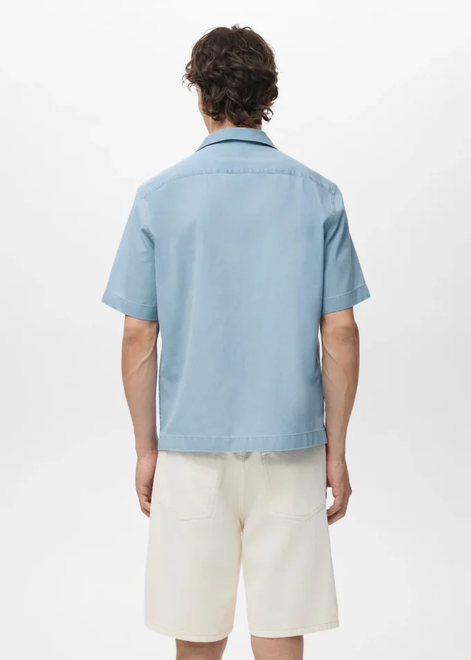 Hemd aus 100 % Baumwoll-Denim Hemd aus 100 % Baumwoll-Denim