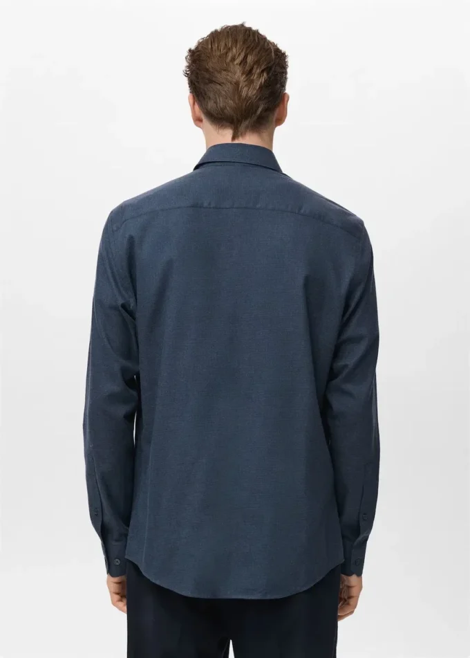 Hemd aus 100 % Baumwollflanell mit regulärer Passform Hemd aus 100 % Baumwollflanell mit regulärer Passform