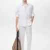 Hemd aus 100 % Leinen mit Tasche Hemd aus 100 % Leinen mit Tasche