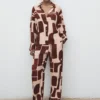Hemd mit geometrischem Print