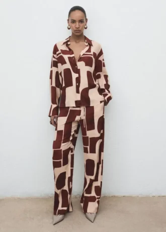 Hemd mit geometrischem Print