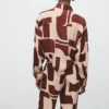 Hemd mit geometrischem Print