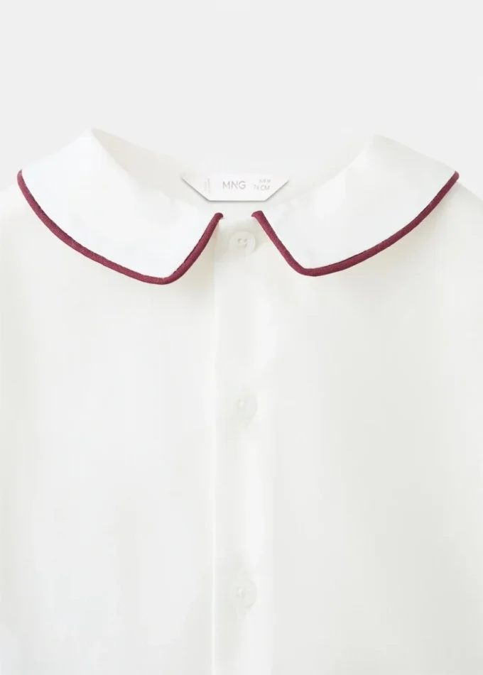 Hemd mit kontrastierendem Kragen