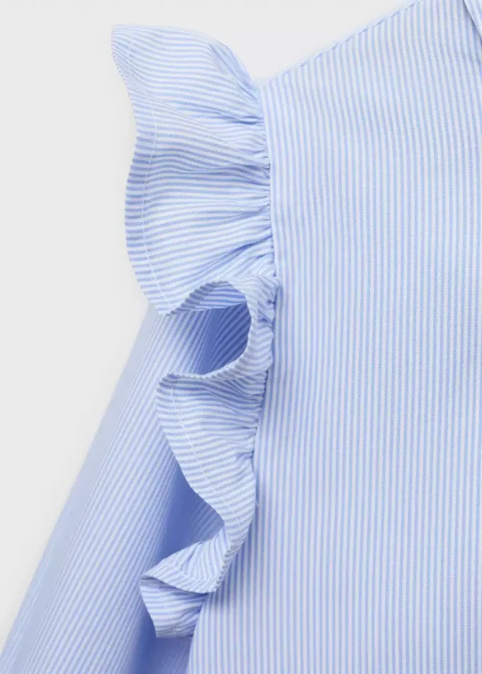 Hemd mit Rüschendetail