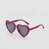 Herzförmige Sonnenbrille