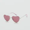 Herzförmige Sonnenbrille