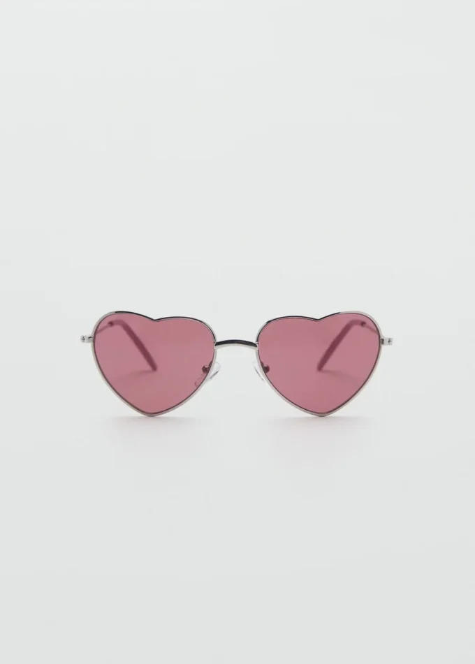 Herzförmige Sonnenbrille
