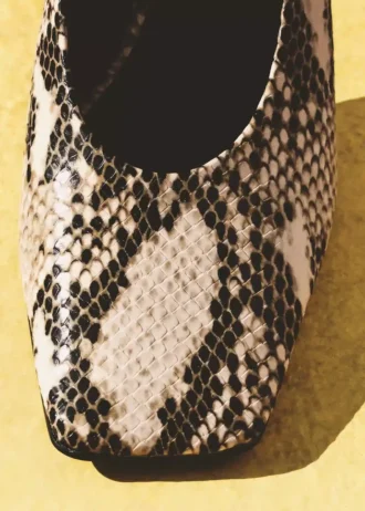 High Heels mit Tierprint