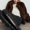 Hohe Lederstiefel Hohe Lederstiefel