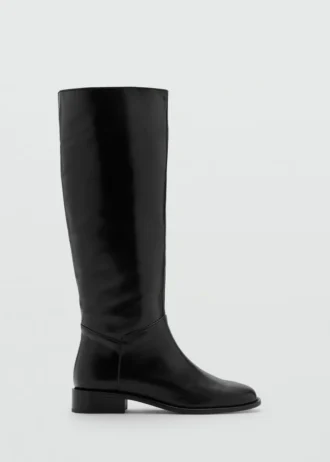 Hohe Lederstiefel