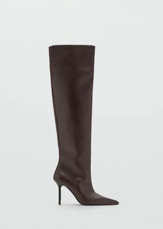 Hohe Lederstiefel Hohe Lederstiefel