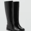 Hohe Lederstiefel Hohe Lederstiefel