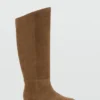 Hohe Wildlederstiefel Hohe Wildlederstiefel