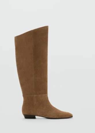 Hohe Wildlederstiefel