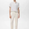 Hose aus 100 % Leinen mit elastischem Bund Hose aus 100 % Leinen mit elastischem Bund