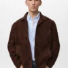 Jacke aus 100 % Leder mit Taschen Jacke aus 100 % Leder mit Taschen