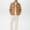 Jacke aus 100 % Leder mit Taschen Jacke aus 100 % Leder mit Taschen